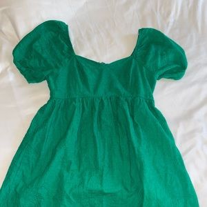 Green Babydoll Dress!